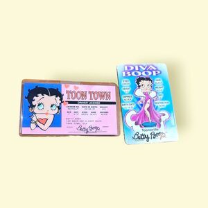 Set of vtg Betty Boop IDs